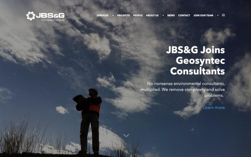 JBS&G website homepage