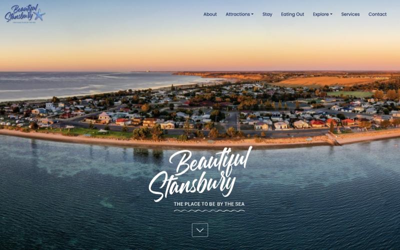 Stansbury SA website homepage