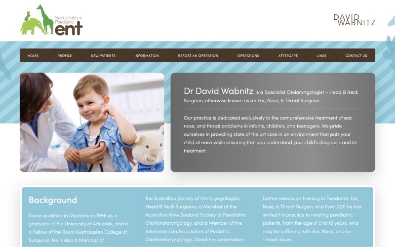 Wabnitz ENT website homepage